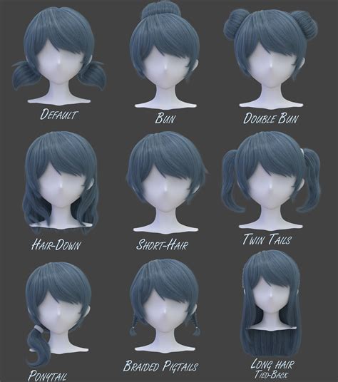 anime hair designs